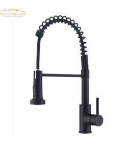 CUPC Certified Solid Stainless Steel Spring Faucet - Perfect for Modern Kitchens