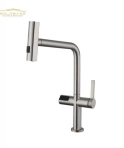 Smart Touch Control Faucet: LED Temp, 3 Sprays (Waterfall) & Pull Out