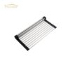 304 Stainless Steel Foldable Kitchen Sink Roll-Up Drainer Rack