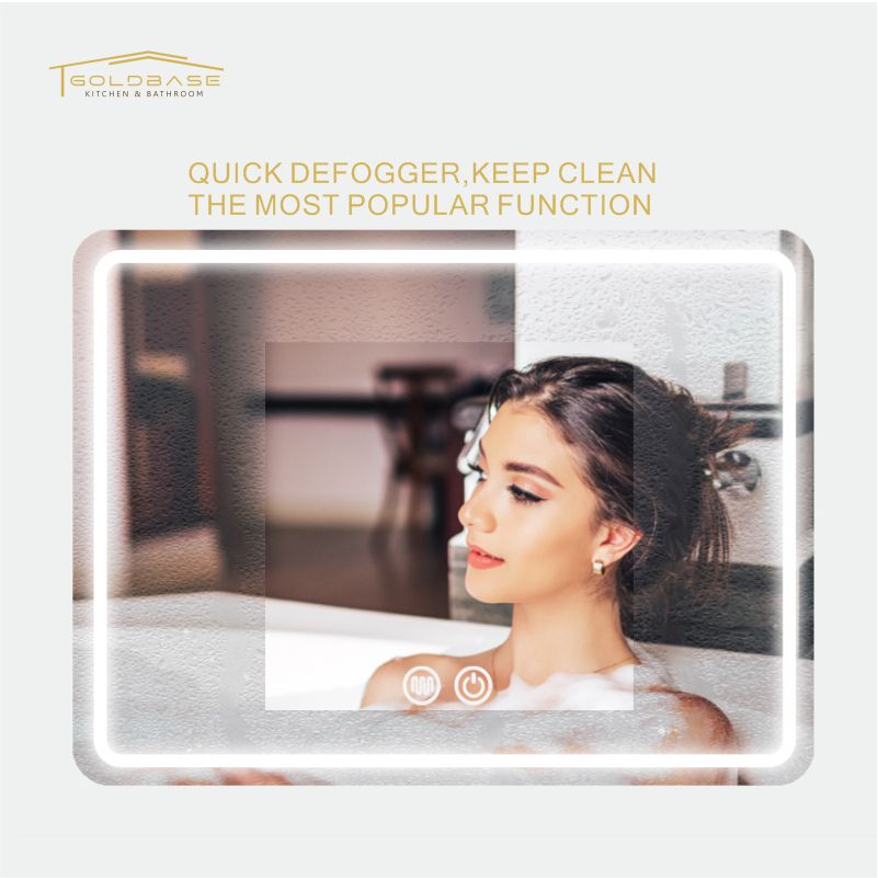 LED Bathroom Mirror Wall-Mounted Anti-Fog Smart Mirror - Image 4