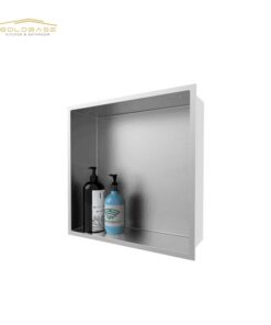 304 Stainless Steel Recessed Shower & Bathroom Niche - Rectangular Built-In Wall Organizer