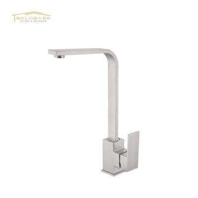 304 Stainless Steel Single Handle Hot Cold Kitchen Faucet with Splash-proof Design